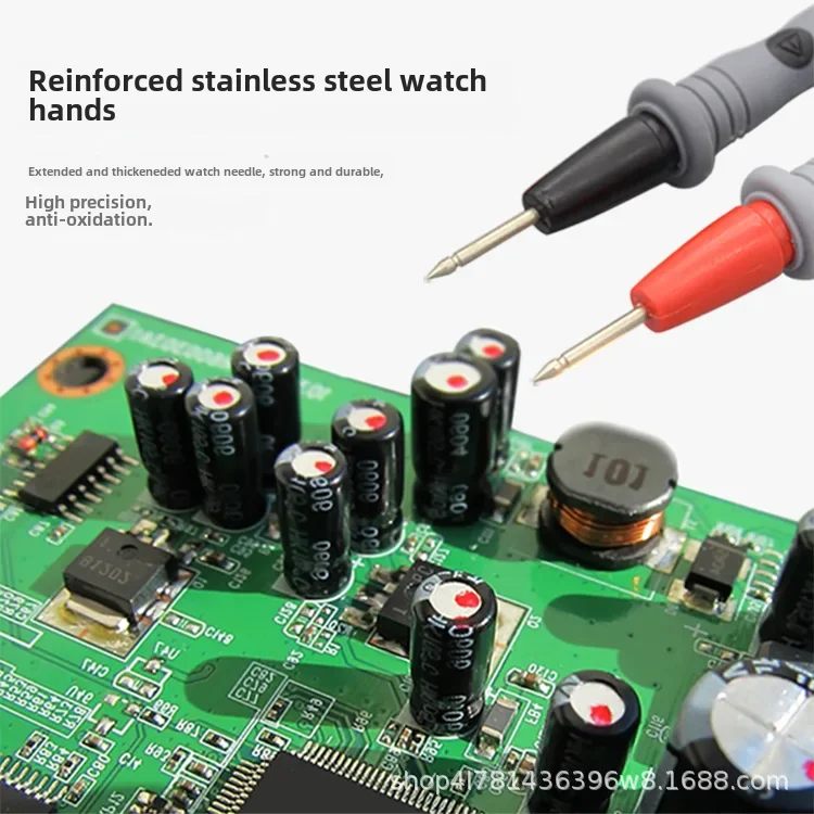 High-quality multifunctional multimeter meter stick two-color meter pen watch needle 20A 1000V pen with sleeve protection