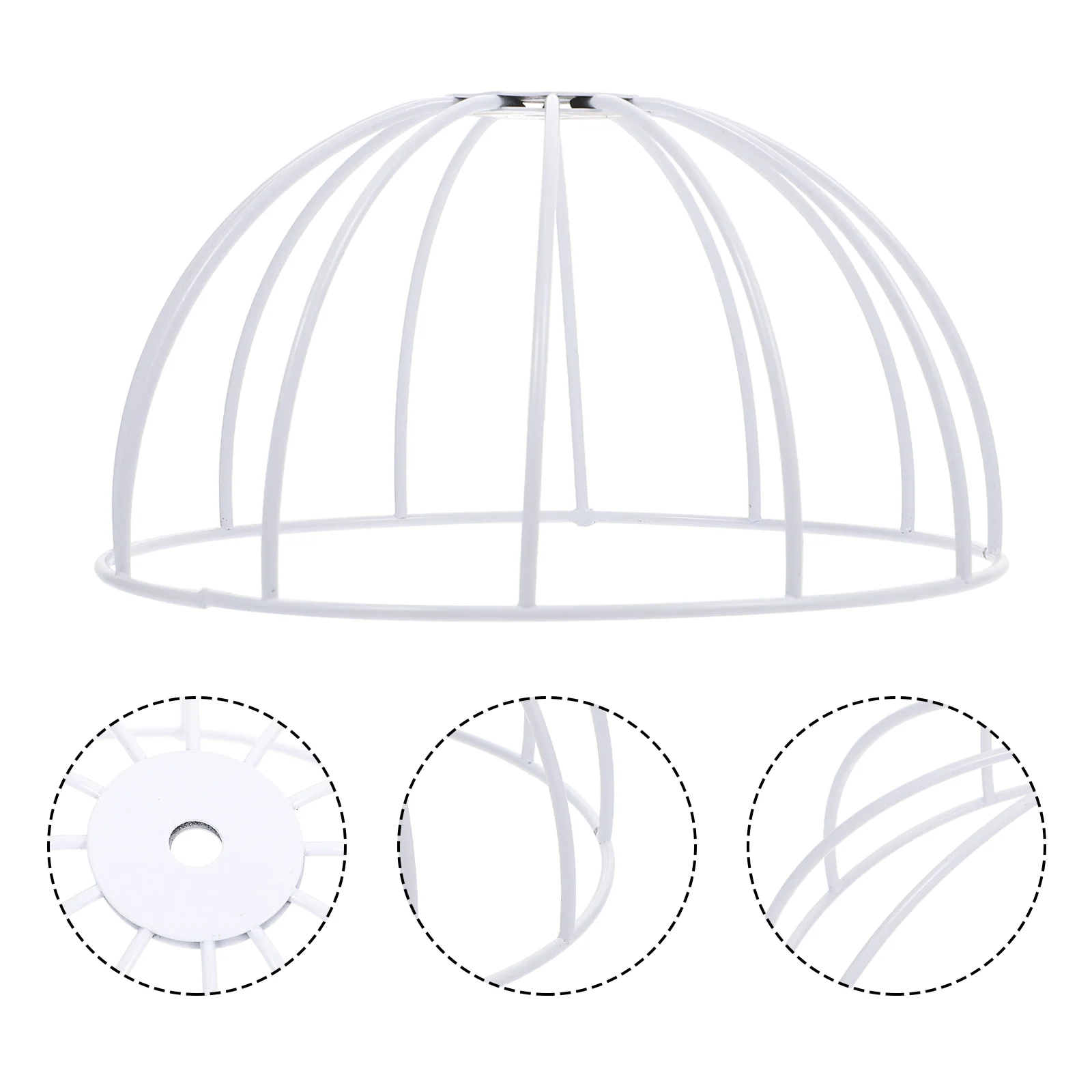 

Homemade Hanging Chandelier Frames Lamp Shade Bracket DIY Diy Lampshade Supply Pendant Basketball Accessories Lampshade Shelf