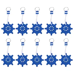 10 Pcs Key Ring Floating Keychain Water Buoyant for Sports Boat Keys Swimming Miss