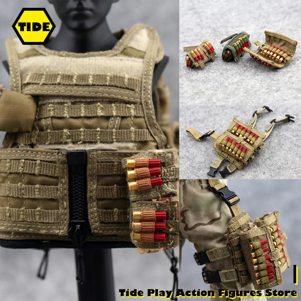 1-6-Scale-Soldier-Chest-Hanging-Bulletproof-Vest-Sand-Green-Shotgun-Bag ...