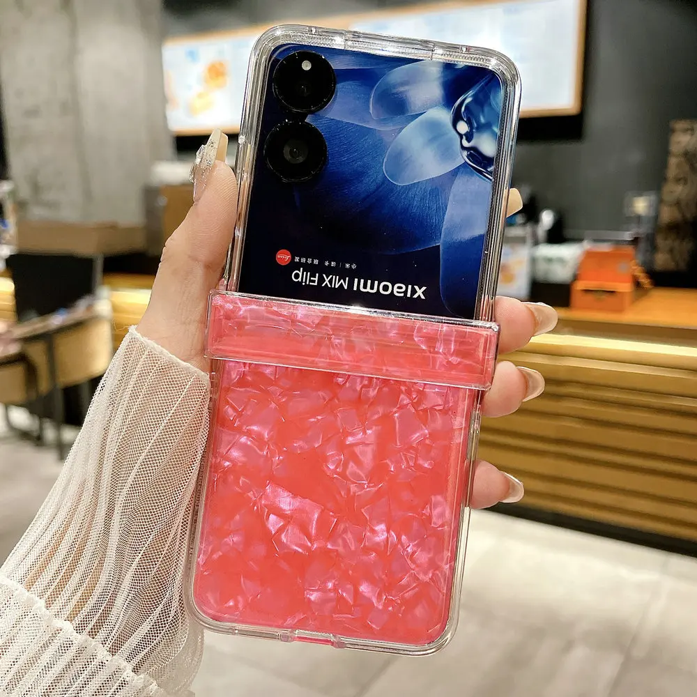 Durable Hard Shell Anti-Shock Case for Xiaomi Mix Flip - 3-in-1 Protection