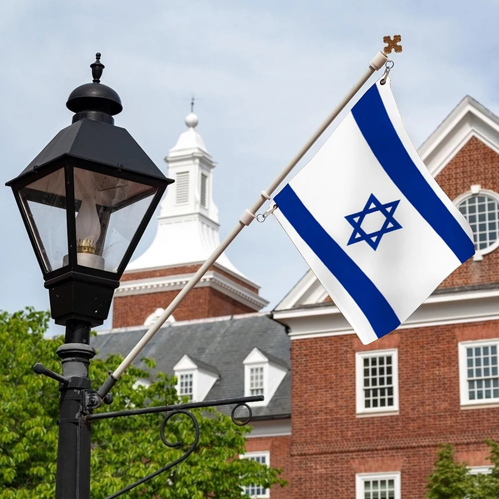 90X150cm Israel National Flag Hanging Wear-resistant Polyester ISR IL Israeli National Flags Banner For Home Decoration 60x90cm