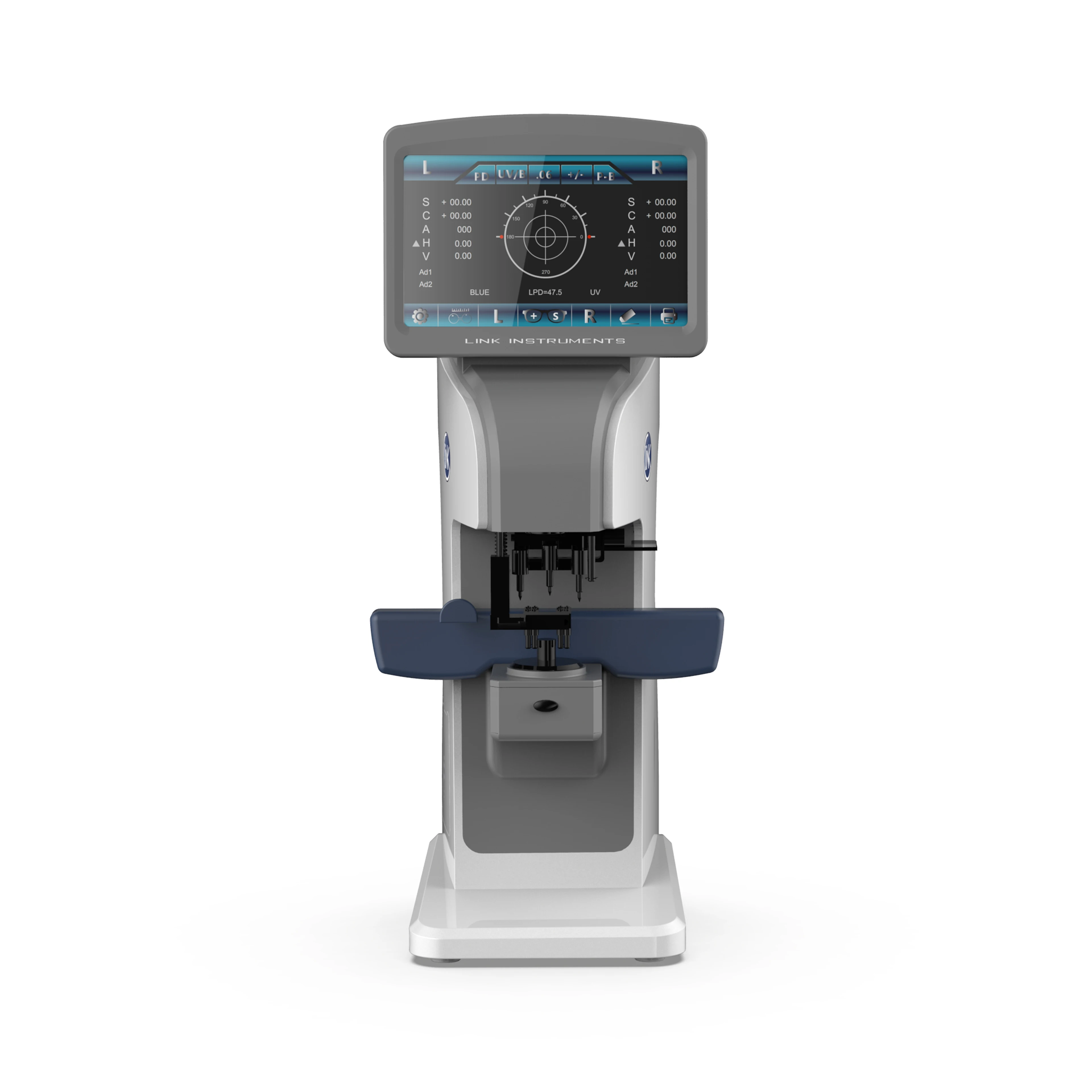 New Quality AL-1200 Auto Lensometer Optical Focimeter Digital Lens Meter UV PD Printing Focimeter for Ophthalmology