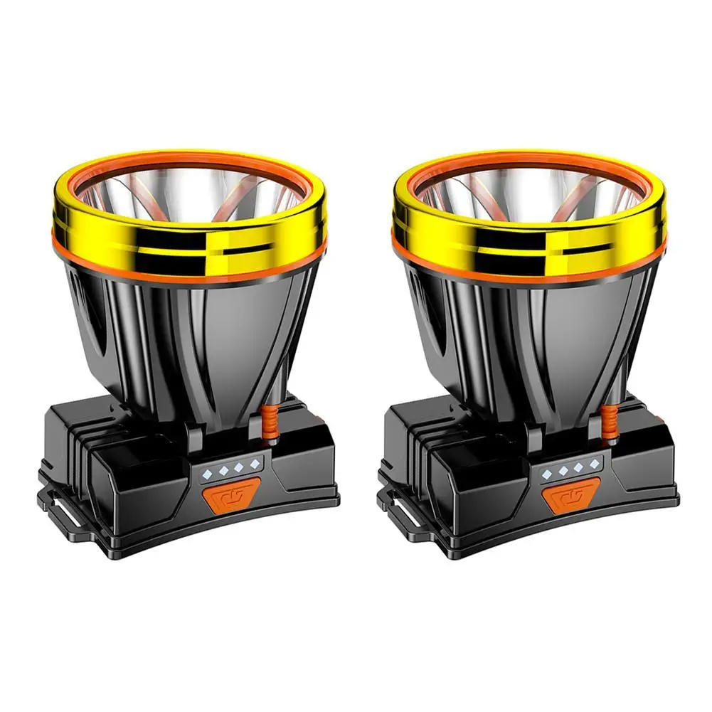 

New Superbright LED Headlight Flashlight Light Source Rechargeable Camping Headlamp Hunting Head Light Torch Fishing Head Lamp