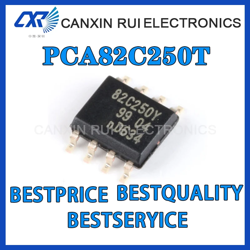 

100% new origina PCA82C250T/YM PCA82C250 A82C250 CAN Interface Chip SOP-8 Chip