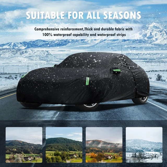 Full SUV Car Cover Waterproof Outdoor Rain Dust UV Protection Fit - Foto 8