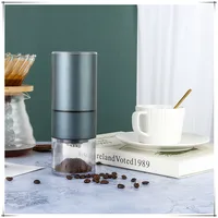 Type-C Electric portable Stainless steel core bean grinder Small household Italian hand punch grinder coffee bean grinder 2