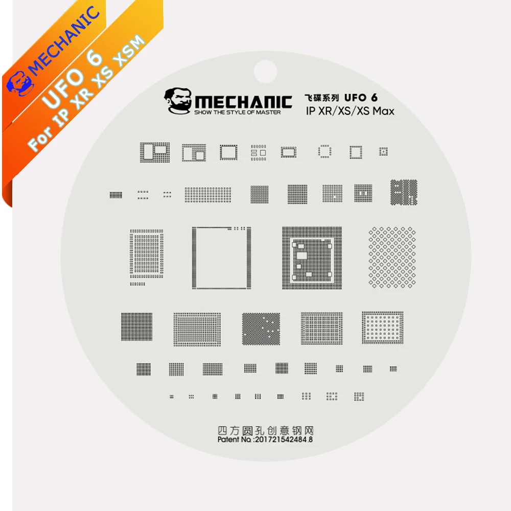 Tin Planting Net Mechanic Ufo Series Ic Repair Per 6 - Xr Xs Xs Max 11 Pro Max 12 Mini 12 Pro 12Pro Max 13 Mini 13 Pro 13Pro Max