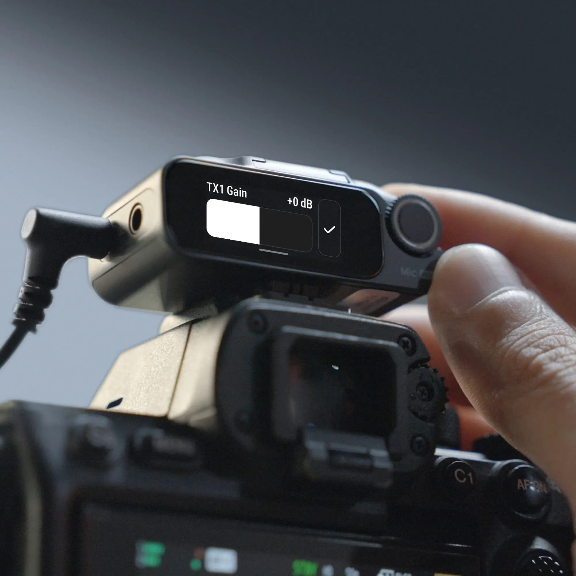 Insta360 Mic Pro 수신기 Insta360 Mic Pro용 유연한 연결 및 매개변수 조정 기능 오리지널 액세서리