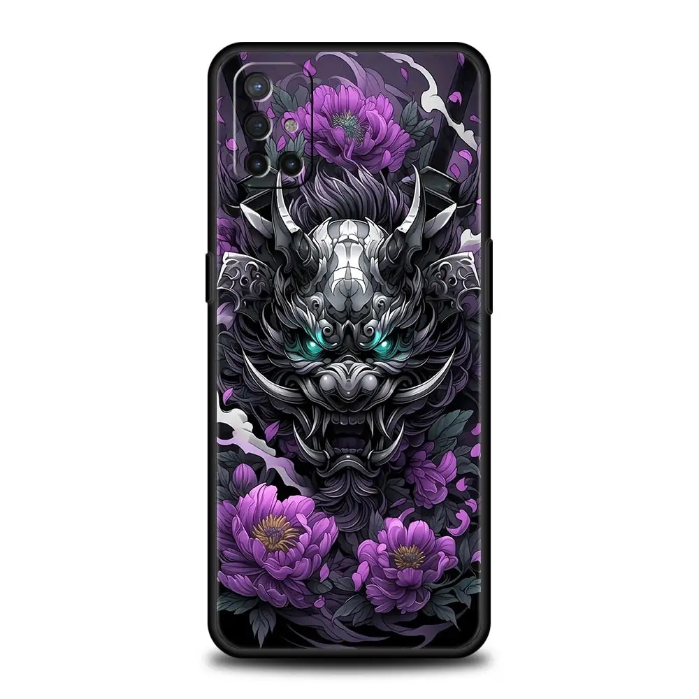 Samurai Ghost Face Phone Case - Japanese-Inspired Design Cover