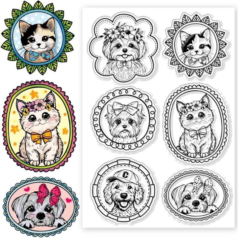 Clear Stamps Animals Clear Stamps 1Sheet