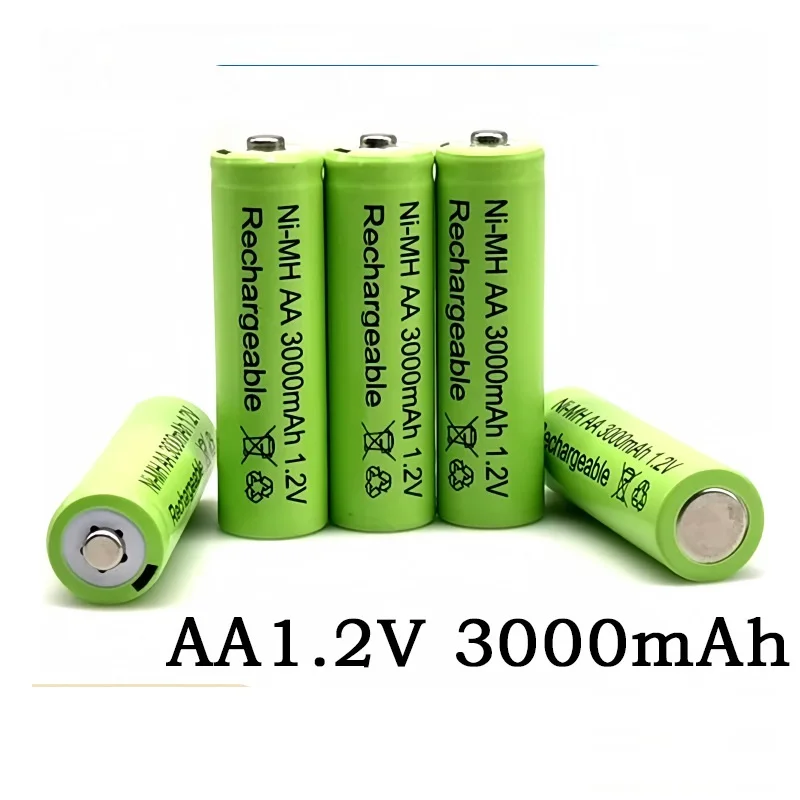1.2V AA battery 3000mAh Ni-MH AAA rechargeable batteries 1