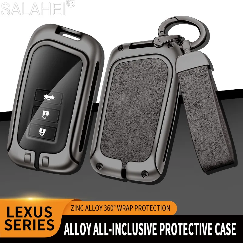 

Zinc Alloy Car Remote Key Case Cover Shell Fob For Lexus NX GS RX IS ES GX LX RC 200 250 350 LS 450H 300H Keychain Accessories