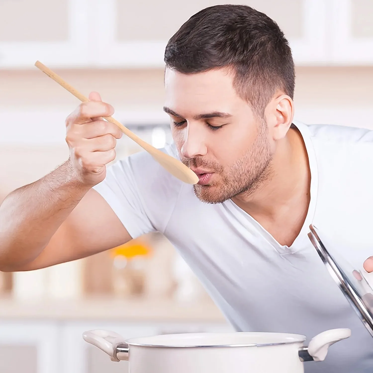 Long Wooden Spoon 2