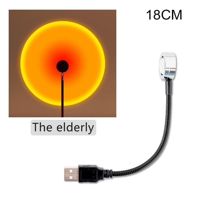 Projection Lamp USB LED Rainbow Projector Night Light  Atmosphere Rainbow Lamp  for Room Decoration Photography Gifts