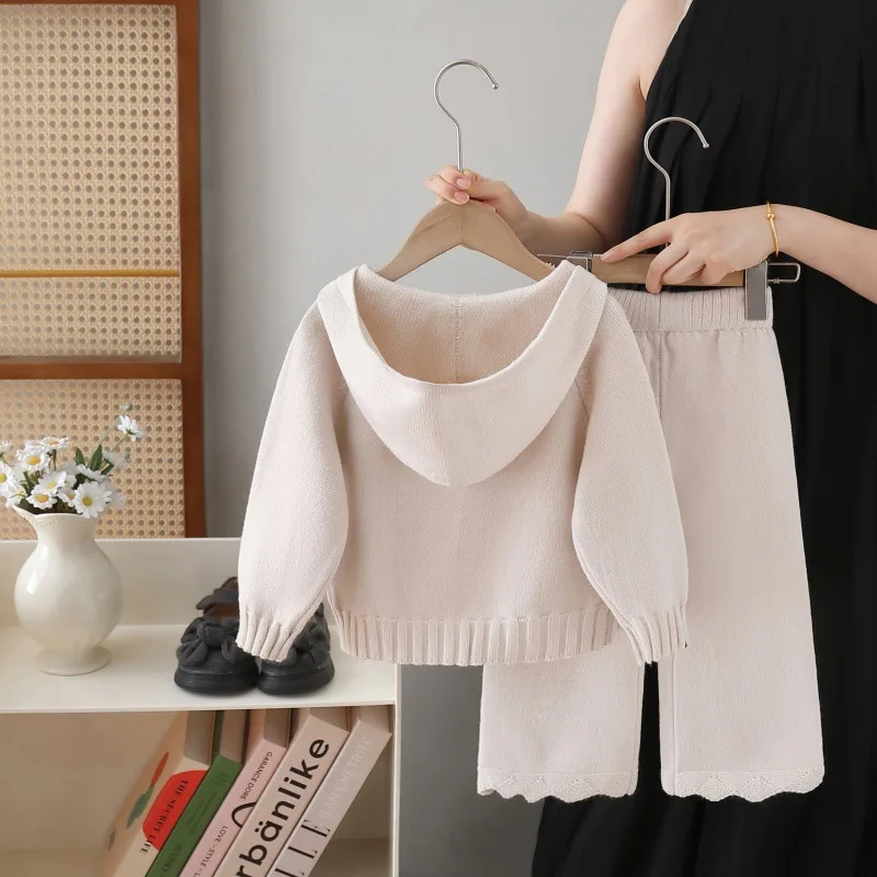 Autumn Kids Hooded Sweater Set