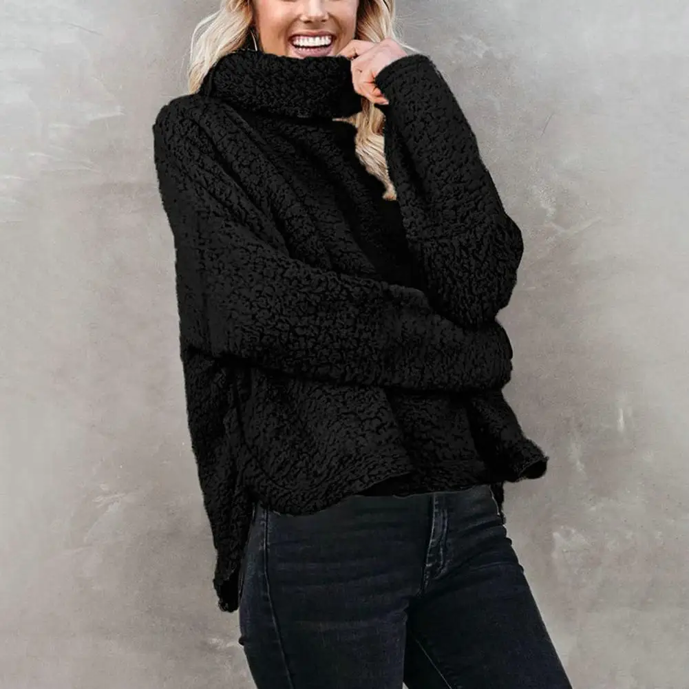 

Women Long Sleeve Sweater Cozy Women's Turtleneck Sweater Soft Warm Stylish Fall/winter Pullover for Casual Comfort Winter Women