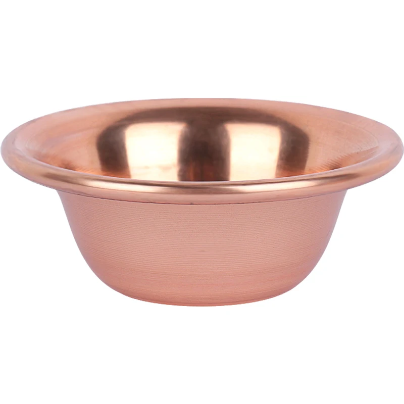 7*3cm Pure Copper Water Supply Bowl Handmade Holy Water Bowl For Buddha Buddhist Supplies Fine Polished Supply 1pc