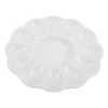 Round Egg Tray Eggs Devilled Holder Platter Plate Ceramic Dish Ceramics Deviled Serving Tray 2