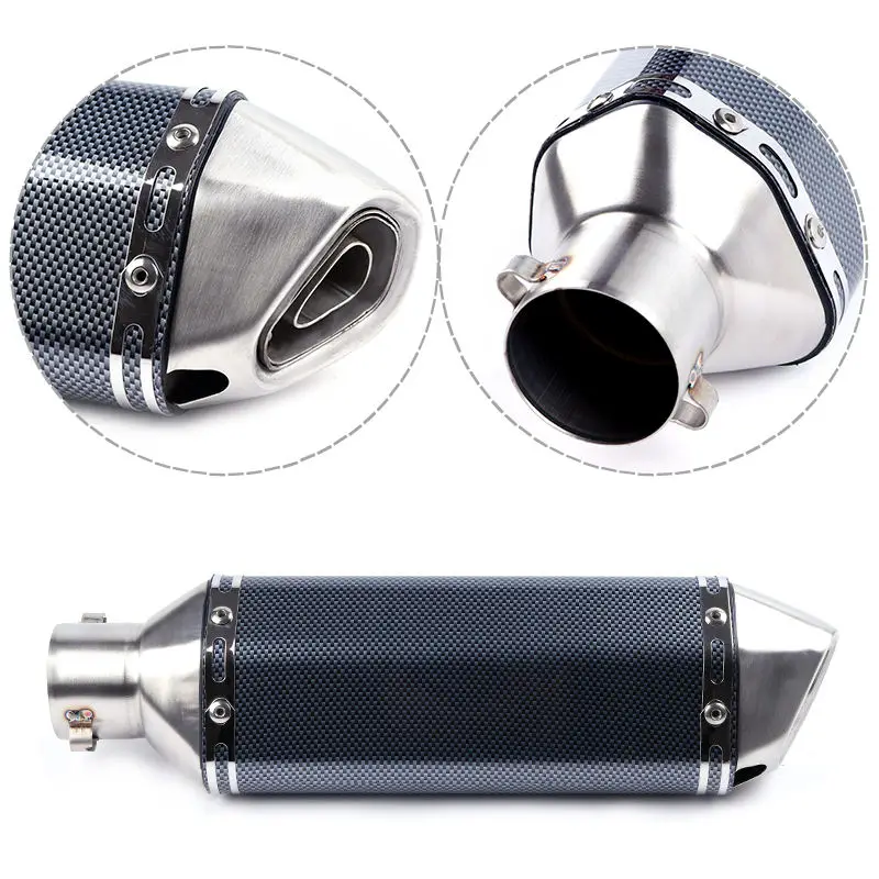Motorcycle Escape Fit Exhaust For HONDA PCX 125 150 pcx125 pcx150 Motorcycle Scooter Exhaust Muffler Full System Middle Pipe - Image 4