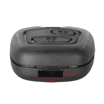 cover per chiavi Peugeot 3 cover per chiavi Peugeot - KEYYOU New Remote Car Key Case Shell Entry Fob 2 pulsanti per Peugeot