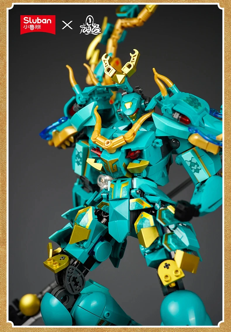 Mech Roboter Modell Bausteine Spielzeug Set Kreativität Filme Action Figur Krieger DIY Montieren Ziegel Spielzeug für Kinder Geschenke – Detail 11