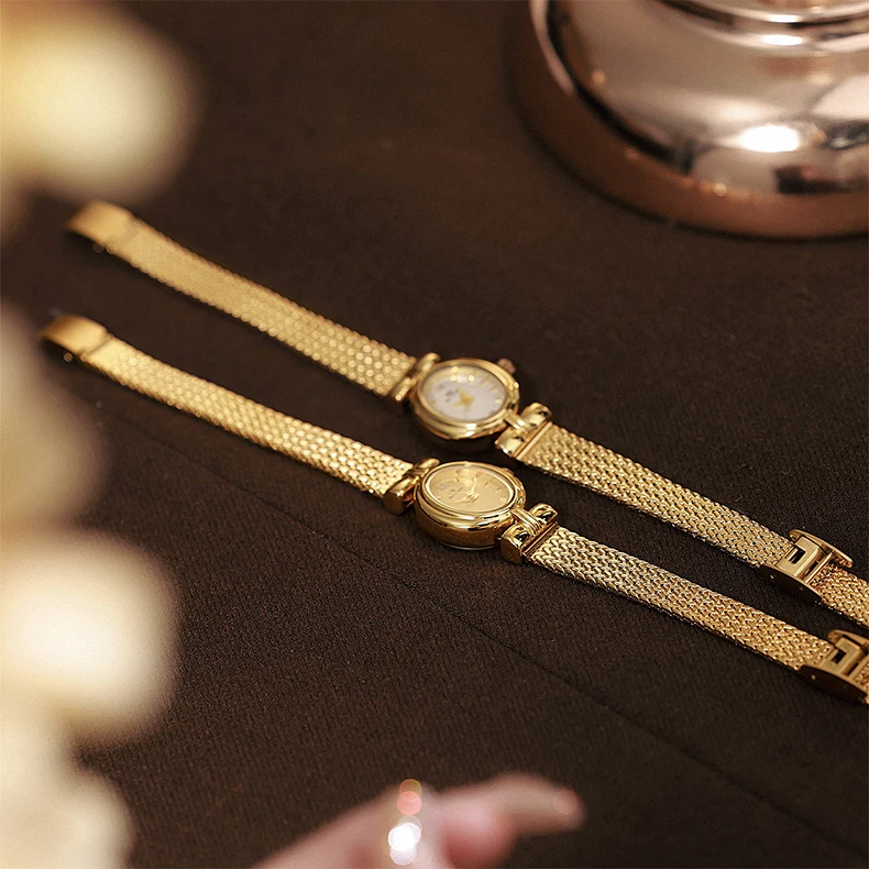Reloj mujer elegante de pulsera con movimiento de cuarzo lujo_voghion.com