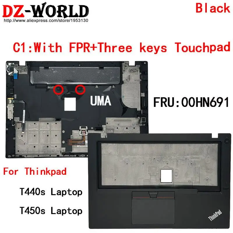 Palmrest Teclado da Caixa Superior Moldura Shell c Capa Lenovo Thinkpad T440s T450s 00hn691 Laptop 00hn693 00ht238 00ht243 00hm813 - Imagem 3