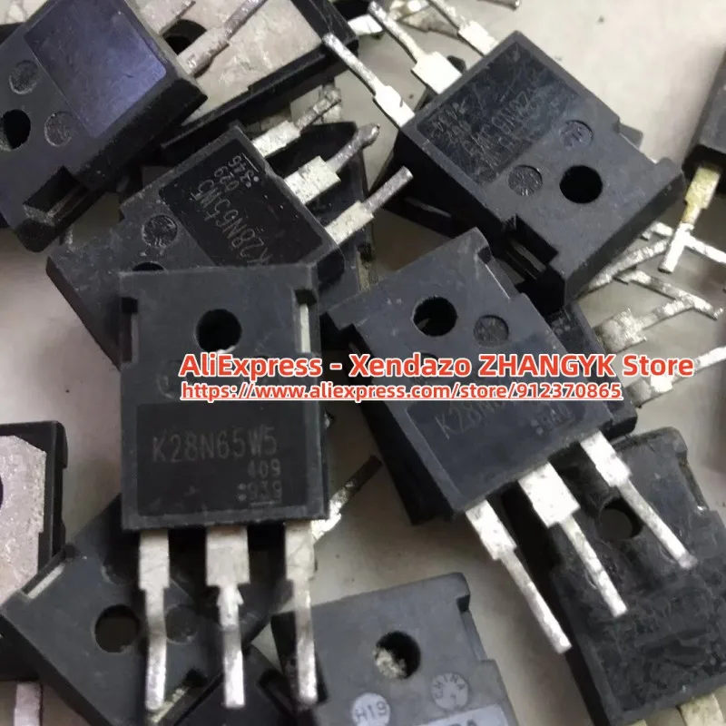 

10PCS/LOT K28N65W5 K28N65W TK28N65W5 28A 650V MOSFET TO-247