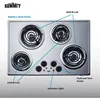 Summit 30" 4 Burner Electric Cooktop, 230 Volt Coil Electric Cooktop, ADA compliant, Stainless Steel- CR430SS 6