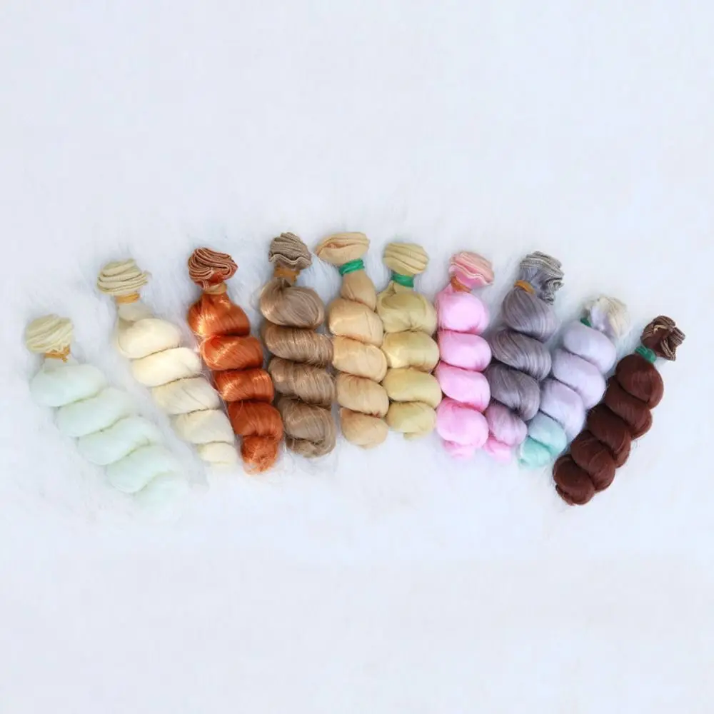 Heat Resistant Fiber Doll Hair for 1/3 1/4 1/6 SD/BJD Dolls