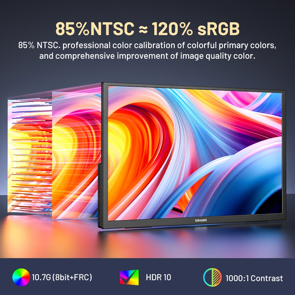 18.4 inch Netflix 4K Smart Portable Monitor for Laptop/PS4/PS5/XBOX