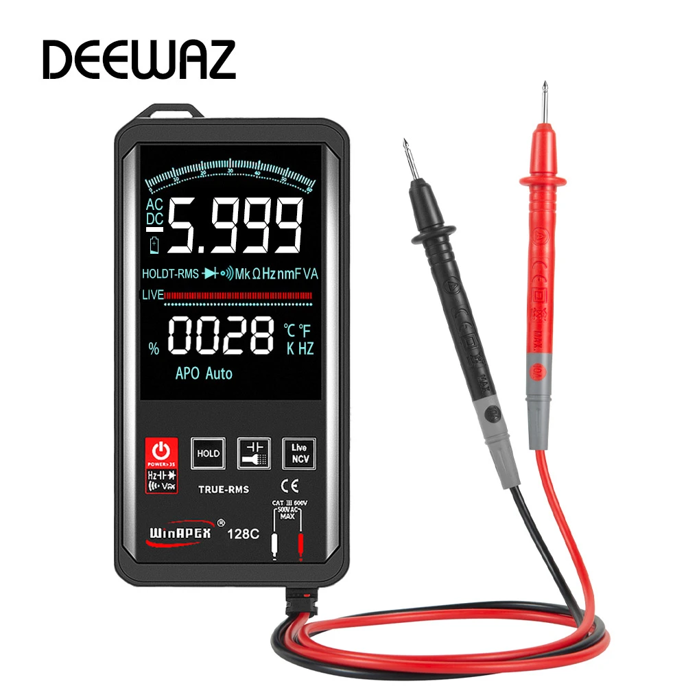 Deewaz Digital Multimeter Voltage Capacitance Multimetro Ohm Diode
