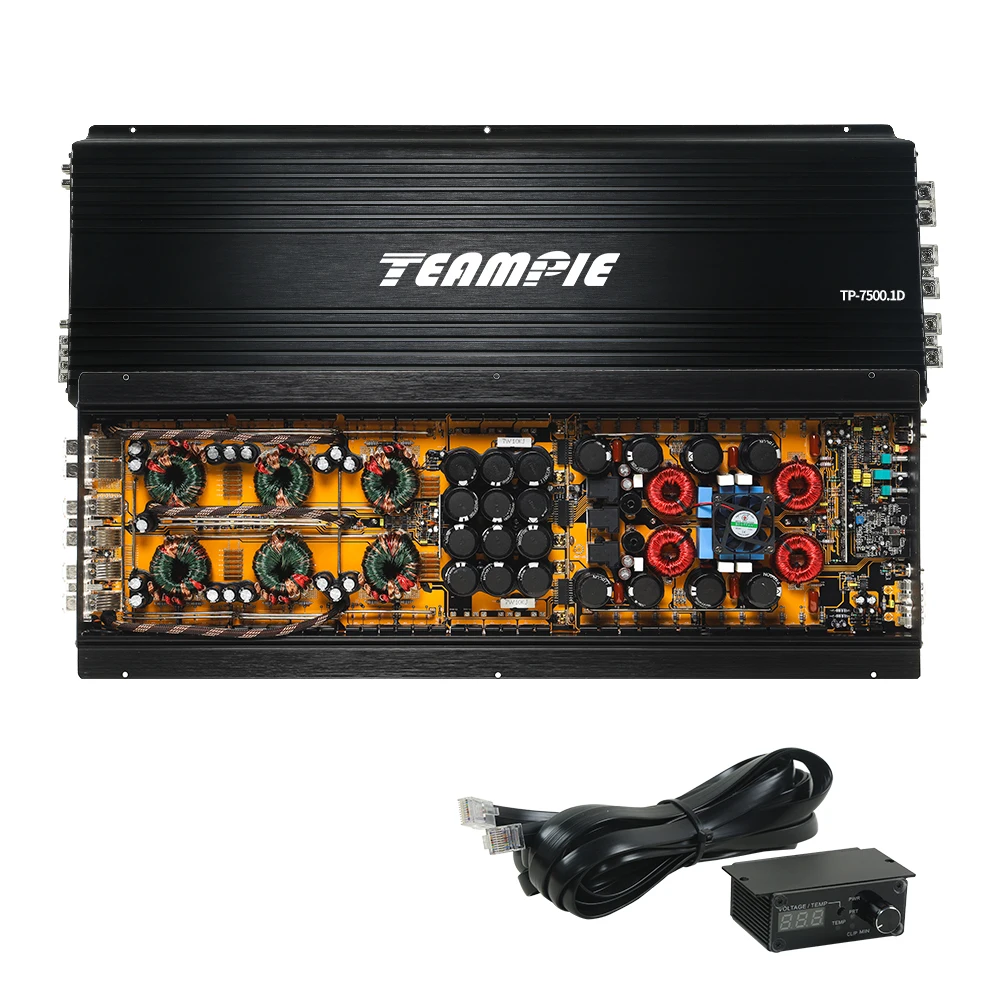 Tp-7500.1D High End Competition Subwoofer Amplificatori Per Auto Ad Alta Potenza Spl Monoblocco Classe D Corea Amplificatori Per Auto 7500 Watt
