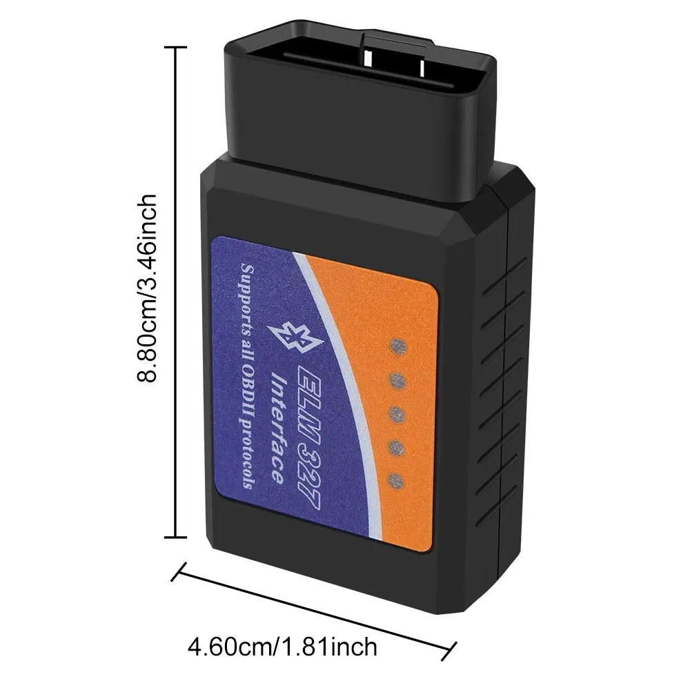Obd2 Scanner Obd Code Reader System Diagnostic Tool Bluetooth ELM327 OBDII Auto Diagnostic Tool for Android ELM327 V2.1 OBD2 Code Reader OBD2 Car Diagnostic Tool Scanner