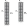 Hanging shoe rack organizer Over the Door Shoe Organizer 12/14 Large Breathable Mesh Pockets slippers organizer shoe storage 6