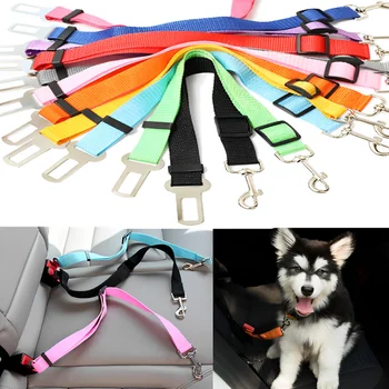 Car Seat Belt Buckle Pet Seat Adjustable Pet Cat Dog Pet Supplies Vehicle Dog Harness Pet Leash Car Safety Buckle Accessories 1