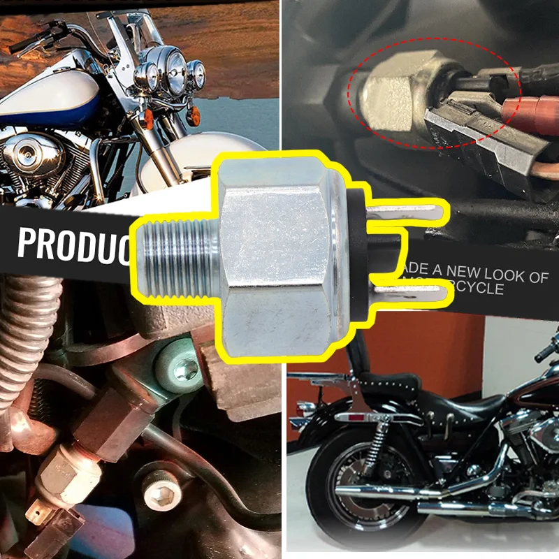 Interruttore Stop Luce Freno Per Harley Davidson Sportster & Big Twin 1982-1995 - Ricambio OEM - Foto 5