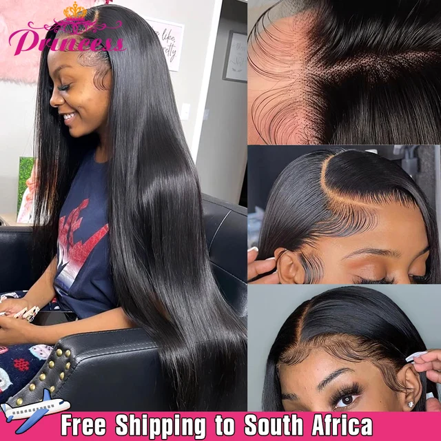 Princesse cheveux 13x6 13x4 HD dentelle frontale perruque pré-épilée sans colle perruque cheveux humains prêt à porter droite perruques de cheveux humains pour les femmes 1