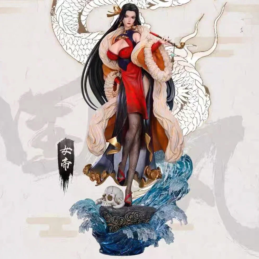 

36cm ONE PIECE Figure Boa Hancock Anime Action Figure Kawaii Adult Hot Girl Cheongsam Collection Doll Christmas Gift Boy Toys