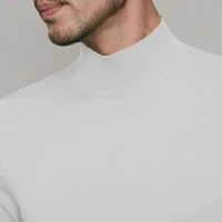 Pull tricoté à col montant pour homme, couleur unie, pour l'extérieur, Streetwear, chaud, léger, basique, nouvelle collection automne hiver 3