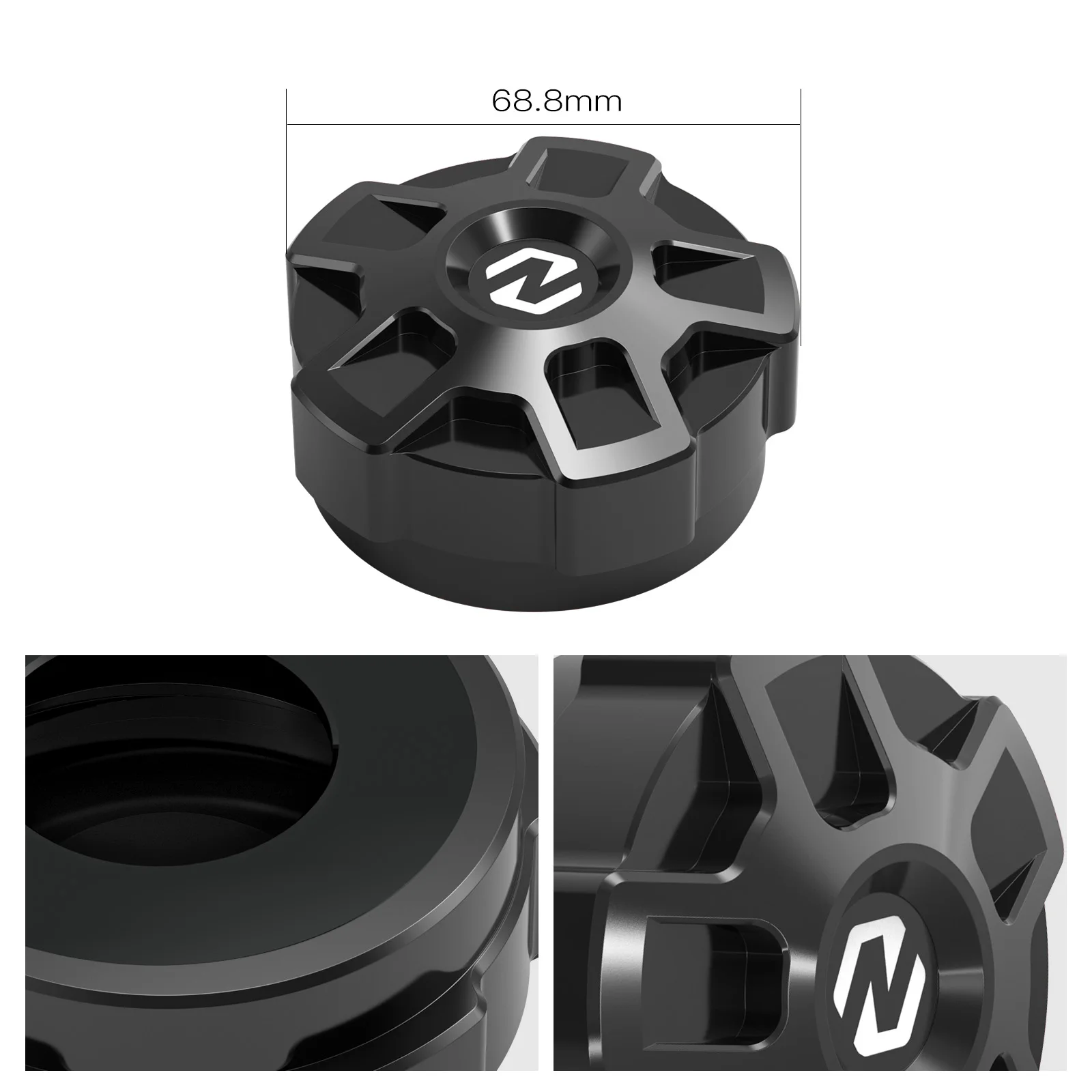 NICECNC Aluminium-Tankdeckel für Honda Talon 1000X SXS10S2R 1000R SXS10S2X 2019-2022 2024, auslaufsicheres Leistungszubehör – Detail 3