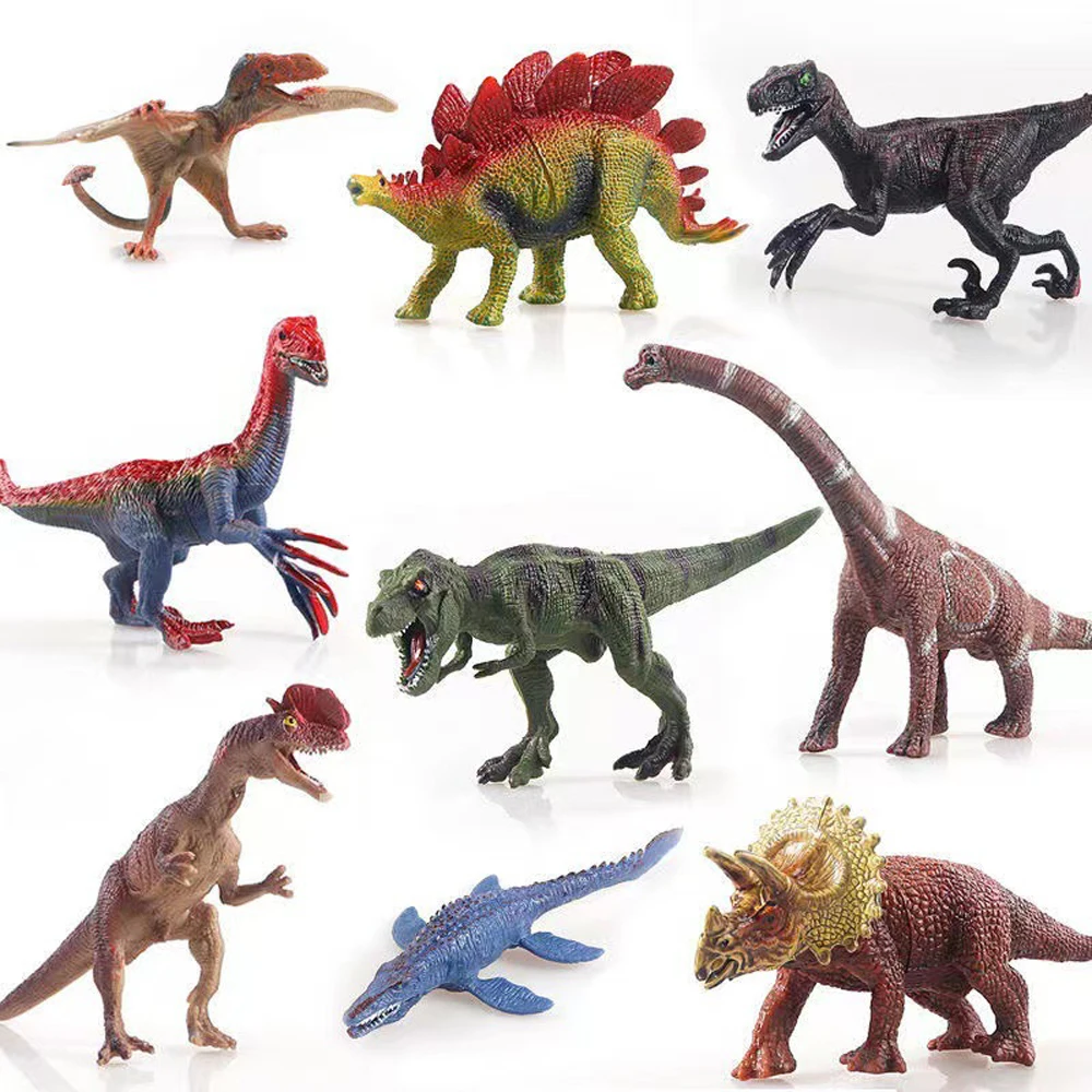 dinosaur stairs toy slide for indoor kids electric toys plastic climbing race track toddlers 1 3 Realistic 9 PCS Dinosaur Figure Toys, 6'' to 8