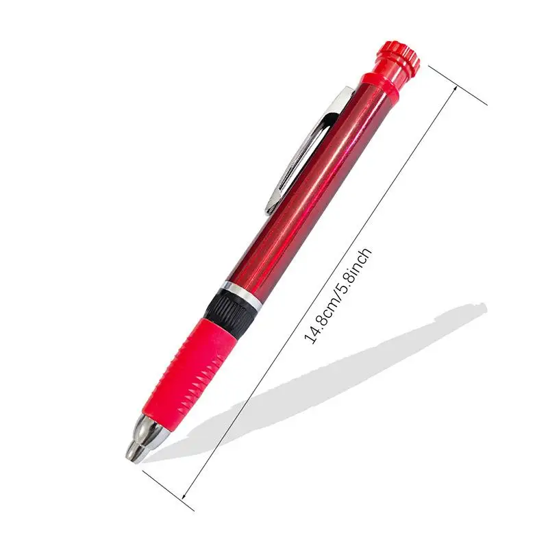 새로운 2.8mm 2-in-1 목공용 기계식 연필 (심공용 심지 및 내장형 샤프너 포함) 목수 마킹 연필 도구