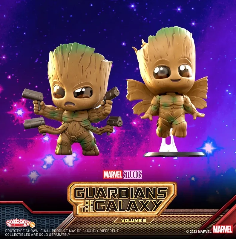 

OFFICIAL Hot Toys Guardians of the Galaxy Vol.3 Groot COSBABY BOBBLE-HEAD Figure Exclusive Collectible Christmas Gifts