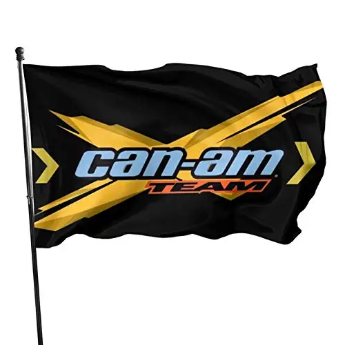 

Полиэстер Can Am, флаг 3x5 футов, прочный, устойчивый к выцветанию, яркий цвет внутри, для использования на улице, для сада, домашнего декора