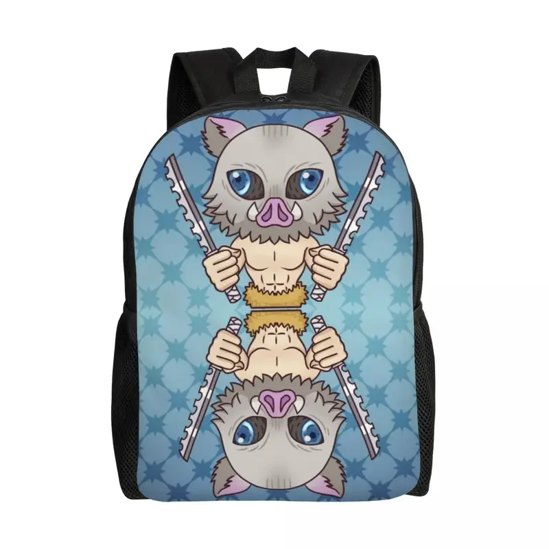 

Customized Inosuke Hashibira Laptop Backpack Basic Bookbag for College School Students Anime Demon Slayer Kimetsu No Yaiba Bags