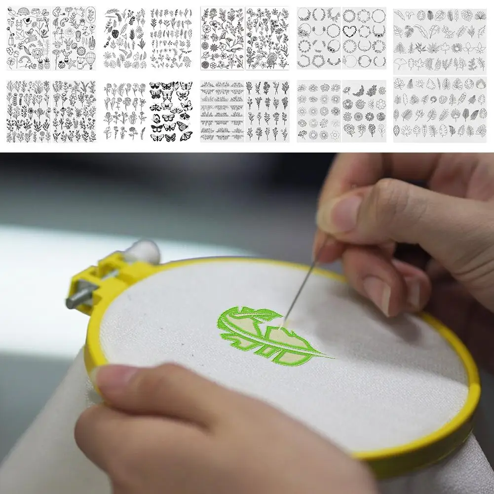 

Water Soluble Stabilizer Embroidery Stick And Stitch Embroidery Away Stabilizers Patterns Flower Paper Tear Embroidery With K5D4