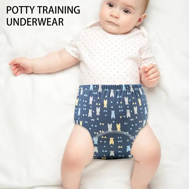 Potty Training Underwear Reusable Training Pants Toddler Underwear Panties Absorbent Pants For Toddler