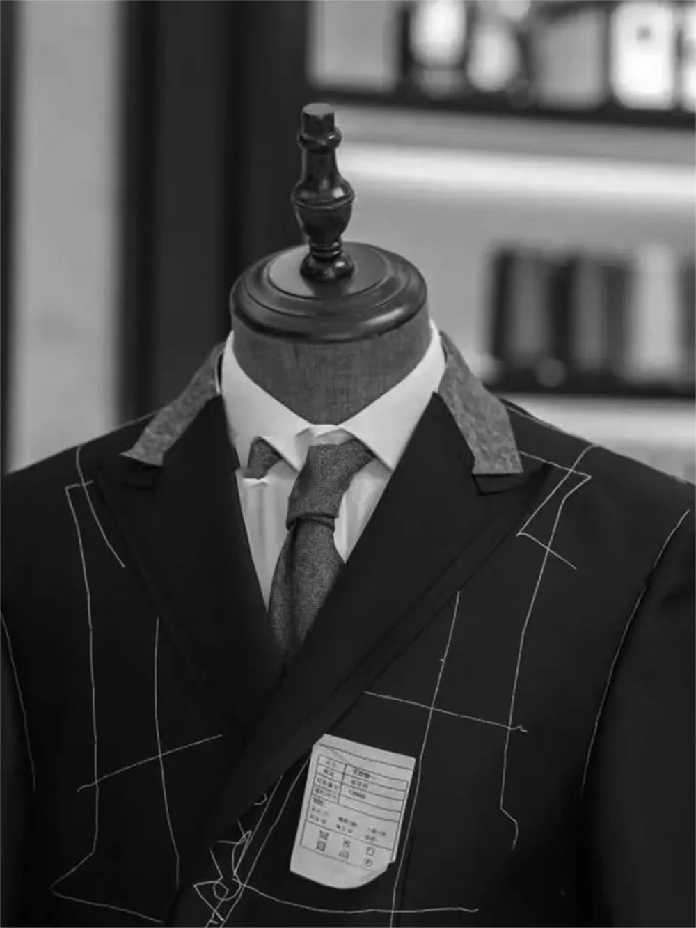 2 Piece Plaid Men Suits for Wedding Houndstooth Checkered Groom Tuxedos Male Fashion Clothes Costumes Set Jacket with Pants 6
